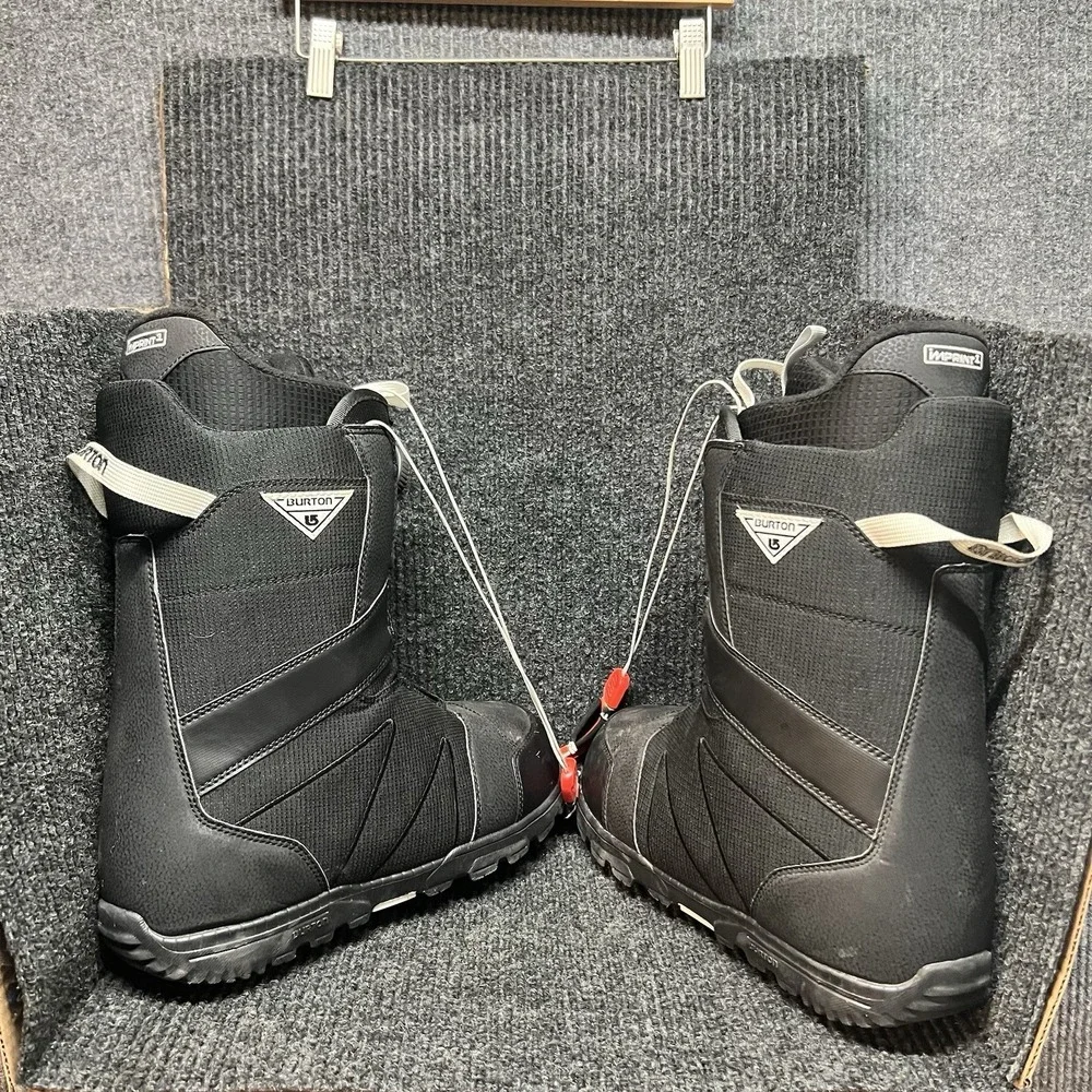 Burton Highline BOA‎ Snowboard Boots Mens 12 Black Imprint 1 Insulated Warm